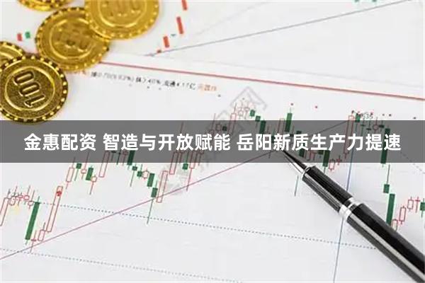 金惠配资 智造与开放赋能 岳阳新质生产力提速